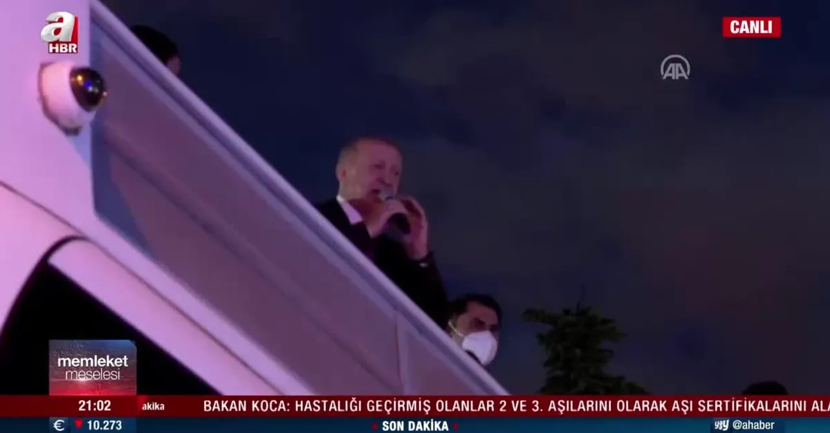 Başkan Erdoğan Sincan'da halka hitap etti