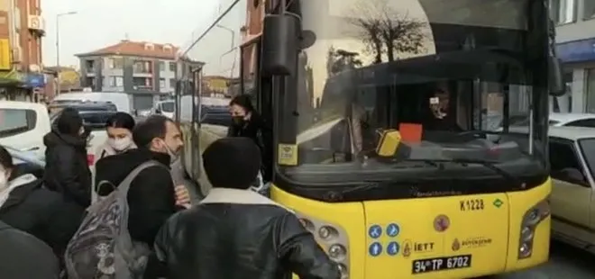 İETT otobüsü şimdi de Eyüpsultan’da yolda kaldı! Trafik felç oldu