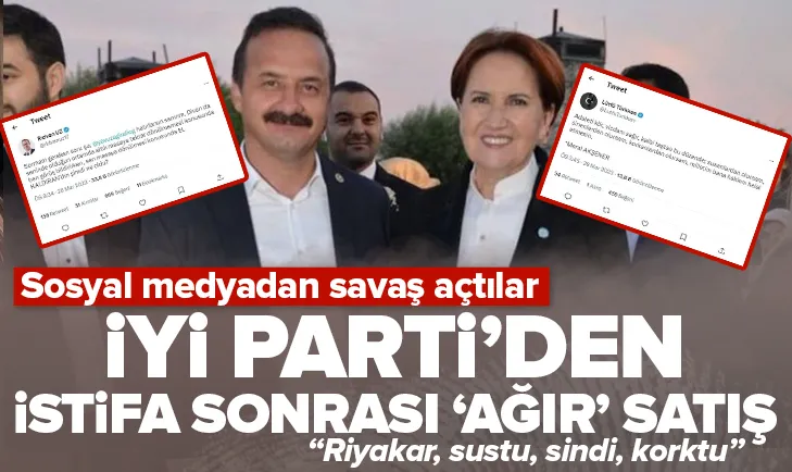 İYİ Parti’den Ağıralioğlu’na salvolar