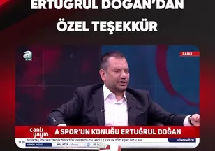 ERTUĞRUL DOĞAN'DAN ÖZEL TEŞEKKÜR