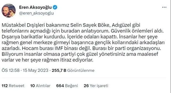 1684240716982.jpeg CHP Genel Merkezi'nde neler yaşandı? Veri sisteminin çöküşü sonrası olanları eski CHP'li Eren Aksoyoğlu anlattı - 6