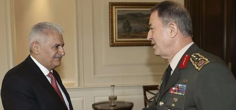 Başbakan Yıldırım, Orgeneral Akar'ı kabul edecek