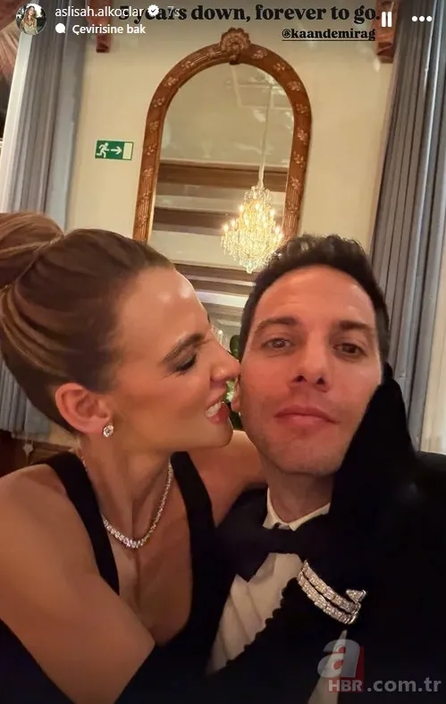 Hülya Koçyiğit'in torunu Aslışah Alkoçlar'dan eşine aşk dolu kutlama 3