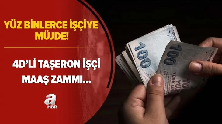 %17,5 zam oranı: Yüz binlerce işçiye müjde! 4D’li taşeron işçi maaş zammı açıklandı mı? Yüzdelik dilim miktarı...