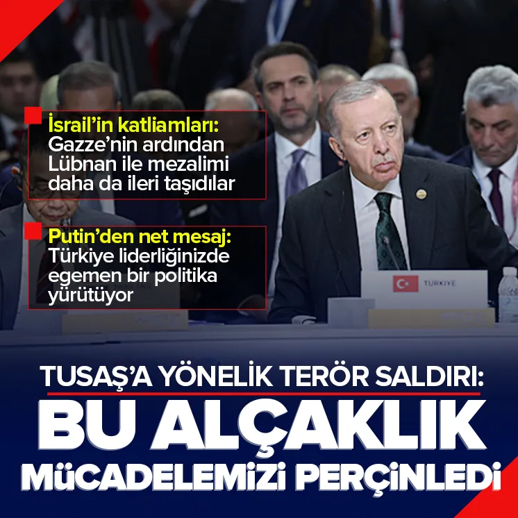 Başkan Erdoğan BRICS Zirvesi’nde konuştu