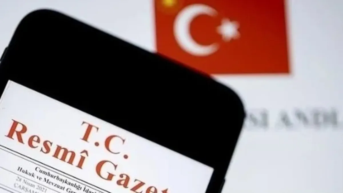 Cumhurbaşkanlığı Kararnamesi'nde değişiklik yapılmasına yönelik kararname Resmi Gazete'de