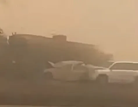 Kum fırtınasında zincirleme kaza: 2 ölü, 14 yaralı - 2