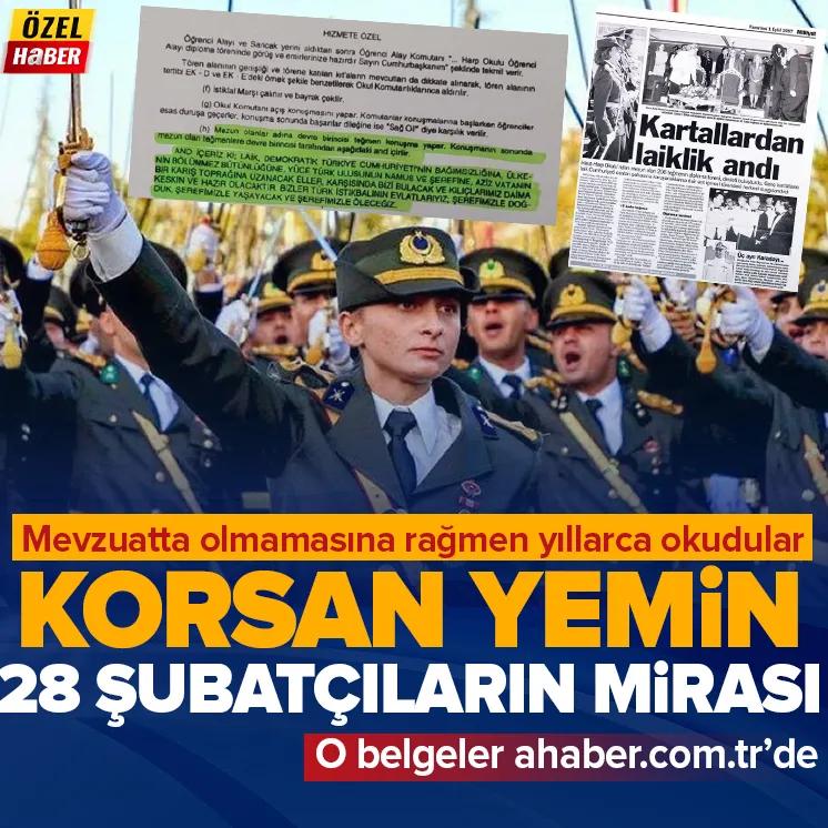 Korsan yemin 28 Şubatçıların mirası