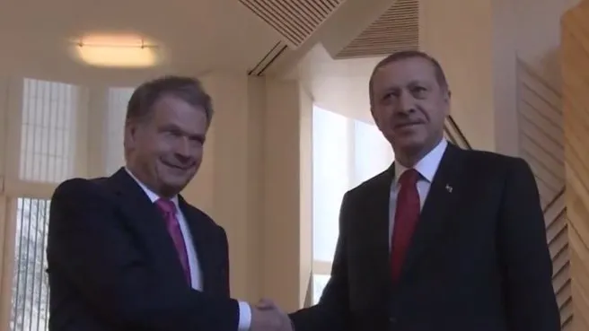 Başkan Erdoğan Finlandiya Cumhurbaşkanı Niinisto ile kritik görüşme