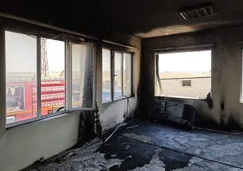 Mardin’de taziye evinde yangın: Maddi hasar oluştu