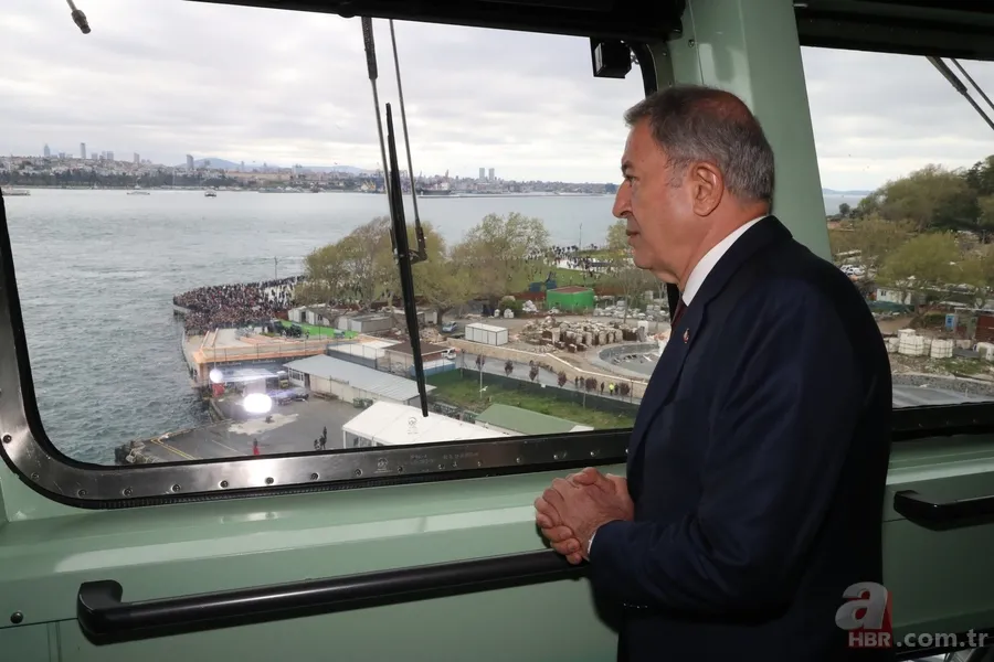 TCG Anadolu demir aldı! Başkan Erdoğan'ı selamladı! Boğaz'da tarihi anlar 10