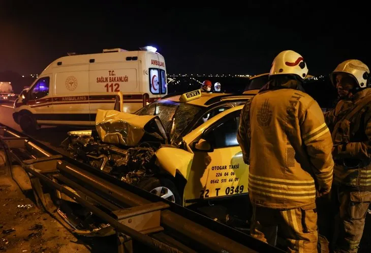 TEM Otoyolu’nda korkunç kaza! 10 kişi yaralandı