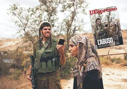 Dünya bu kareyi konuşuyor! İtalyan L'Espresso dergisinin kapağı İsrail'i zorladı