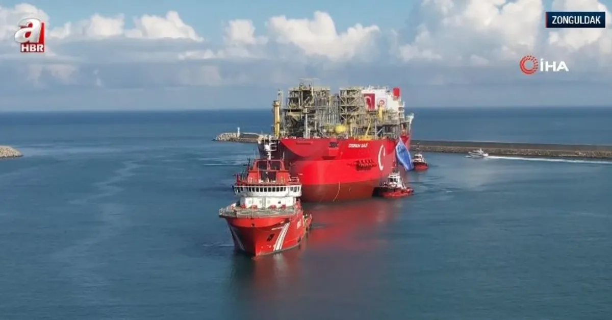Türkiye'nin ilk yüzer doğal gaz platformu!