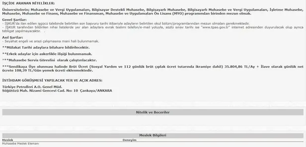 34 ila 37 bin TL arasında maaş veriyor! 12 Farklı kadro için başvuruları İŞKUR üzerinden toplamaya başladı! İşte kadrolar… - 9