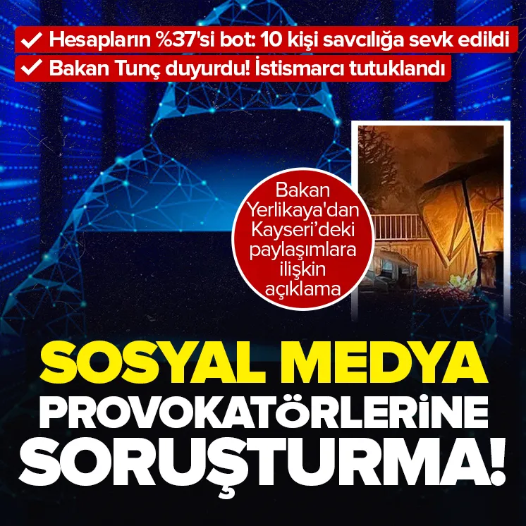 63 sosyal medya provokatörüne soruşturma
