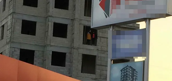Kayseri'de iki kız çocuğu 4. kattan atladı!