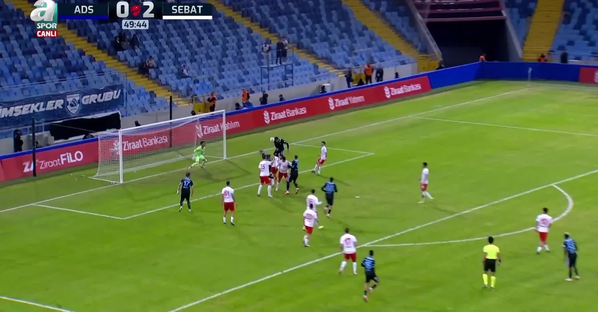 Adana Demirspor 1 - 2 Sebat Gençlik Spor