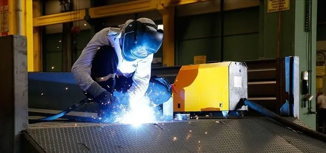 Sanayi üretim endeksi yıllık bazda yüzde 4,9 oranında arttı