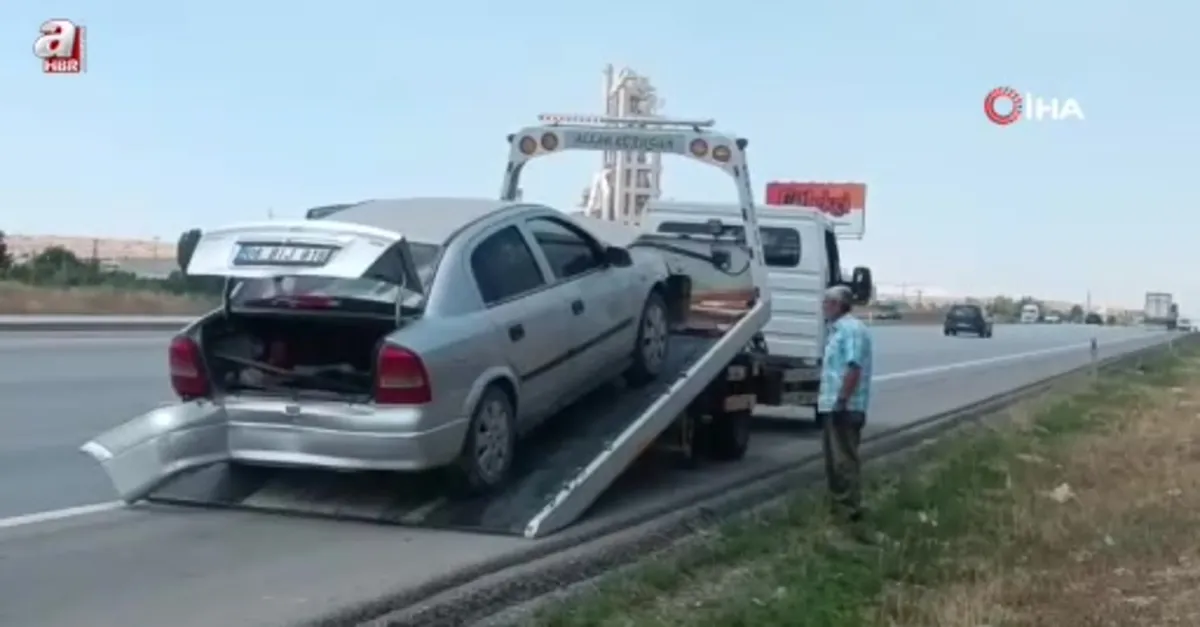 Ankara'da otomobil kontrolden çıktı