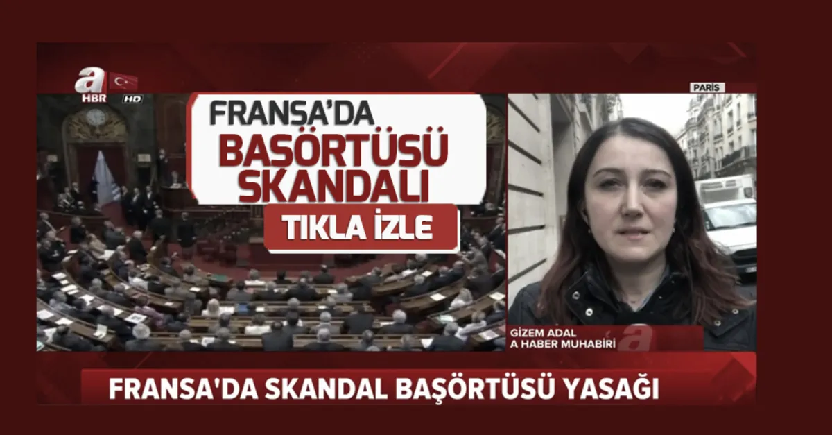 Fransa'dan skandal başörtüsü yasağı | Video