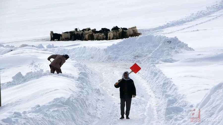 Muş’ta bir köy kara esir oldu! Herkes elinde kürekle geziyor: 100 metre Bolu tüneli gibi tünel açtık 20