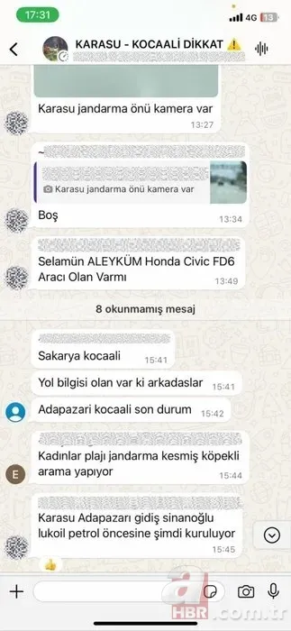 Sakarya’da akılalmaz olay! Kurdukları WhatsApp grubunda uygulama noktalarını paylaştılar 8