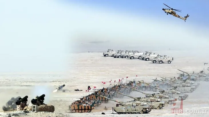 TSK ve Katar ordusundan gövde gösteresi