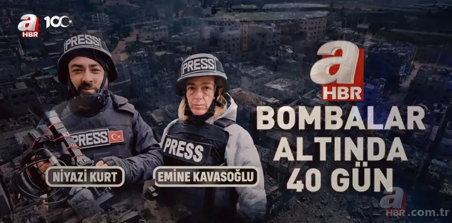 A Haber ekibinin bombalar altında 40 günü! Katil İsrail’in Gazze soykırımına tanıklık ettiler... 13