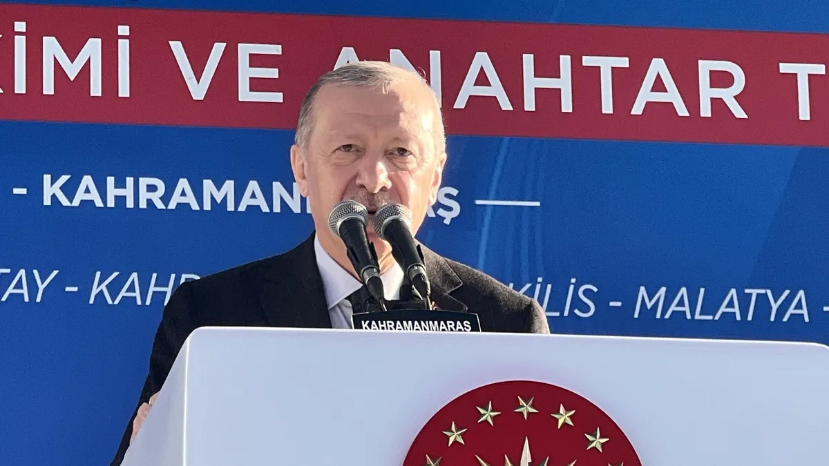Başkan Erdoğan'dan Kahramanmaraş'ta önemli açıklamalar: Türkiye birilerinin deneme tahtası değildir