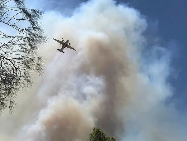 Antalya Manavgat'ta helikopterler peş peşe sorti yaptı! Yangınlar sönene kadar... - 7