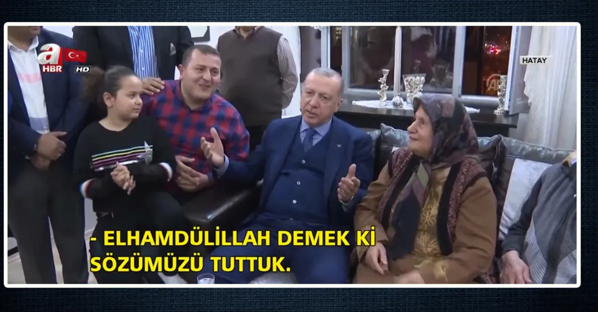 Başkan Erdoğan'dan Hatay'da sürpriz ziyaret
