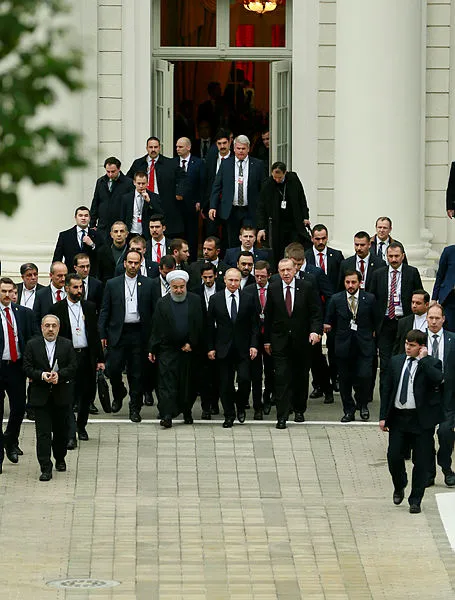 Erdoğan, Putin ve Ruhani zirvesi sona erdi