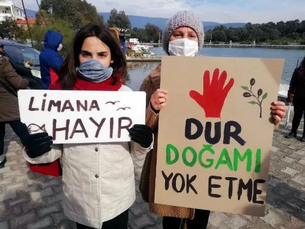 Muğla'da vatandaşlar ayaklandı! İkinci liman için tepki gösterdi - 1