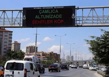 "Şehitler Köprüsü" panolara yansıdı