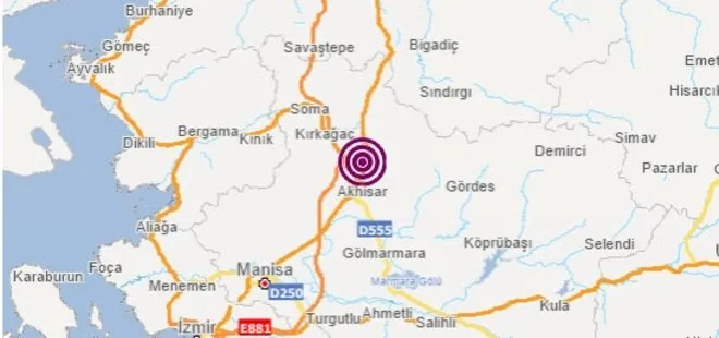 Son dakika: Manisa’da 4.1 büyüklüğünde deprem!