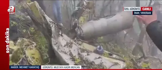 İran Cumhurbaşkanı Reisi düşen helikopterde hayatını kaybetti! A Haber helikopterin enkazına ulaştı