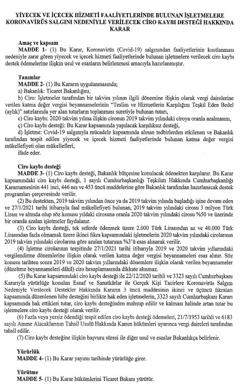 Son dakika: Esnafa 40 bin TL ciro desteği! Ayrıntılar belli oldu