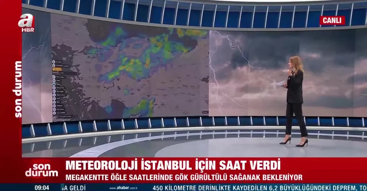 Meteoroloji İstanbul için saat verdi