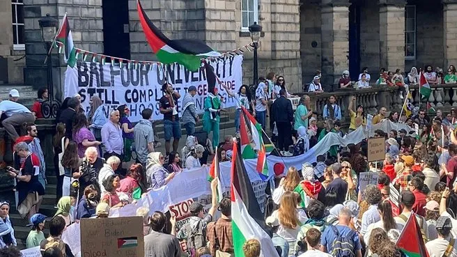 İskoçya’da Filistin’e tam destek!