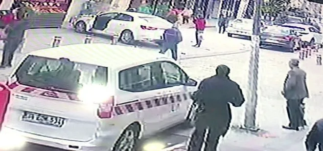 Çekmeköy’de direksiyon başında bayılan şoför önce yayaya sonra dükkana çarptı