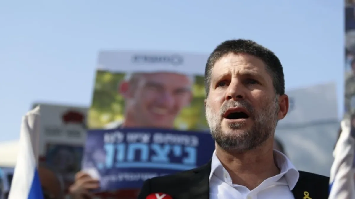 Siyonist Bakan Smotrich Süveyda'da insani koridor açılması için çağrıda bulundu