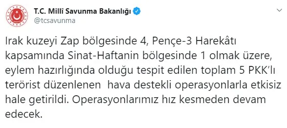Son dakika: Eylem hazırlığındaki 5 terörist etkisiz hale getirildi - 1