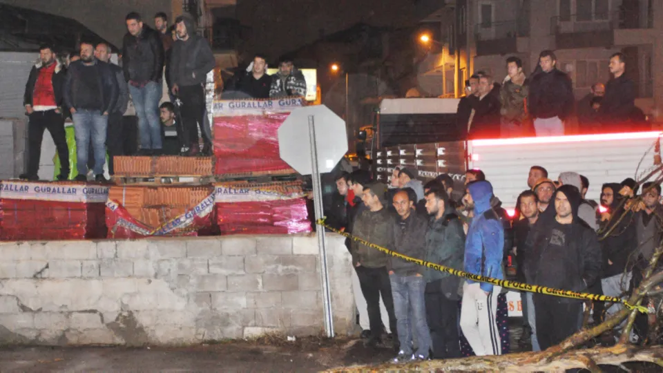 Denizli'de korkunç kaza! Böyle izlediler...