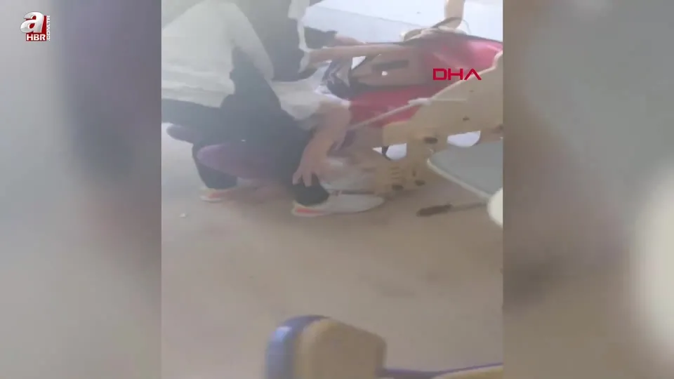 Özel okulda skandal görüntü