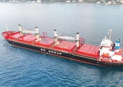Saldırıya uğrayan Lady Zehma İstanbul Boğazı'ndan geçti