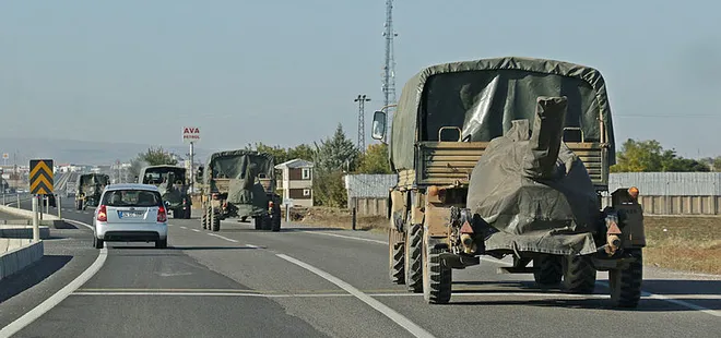 Suriye sınırına askeri sevkiyat