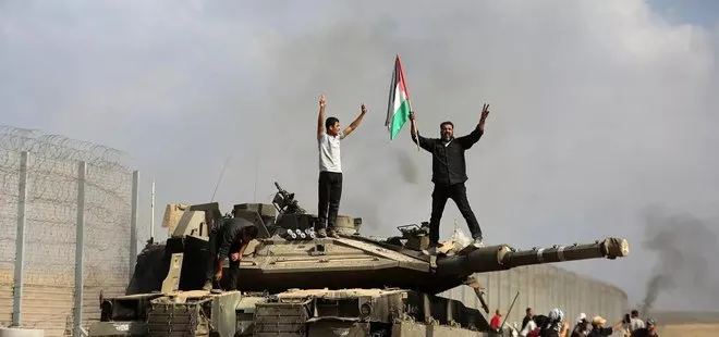 Kassam Tugayları işgalci ordusuna nefes aldırmıyor! 5 İsrail tankını hedef aldıklar