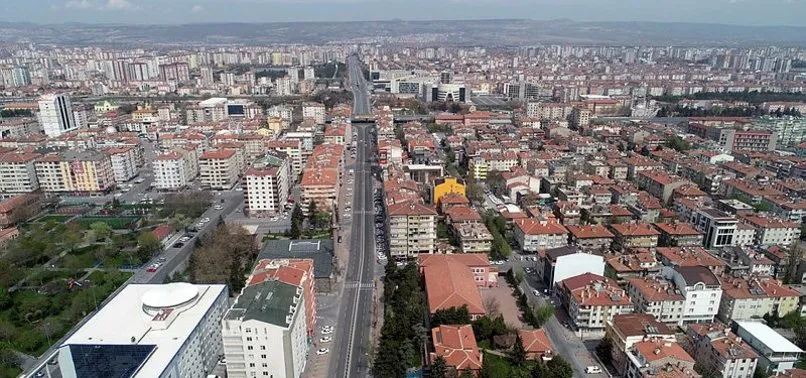 kayseri de bir bina karantinaya