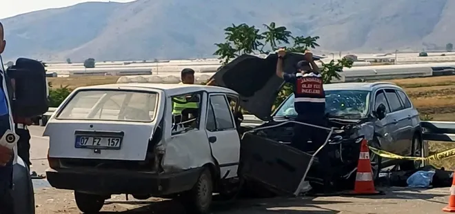 Burdur'da zincirleme kaza: 1 ölü, 3 yaralı